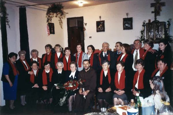 U društvu s. Krune Vrkašević i fra Tome Anđića, 21. studenog 2004.
